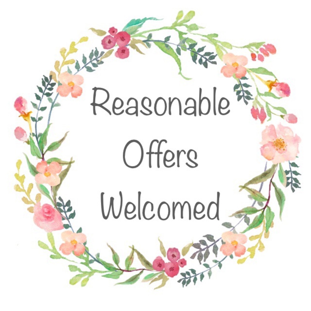 Reasonable offers welcomed!
